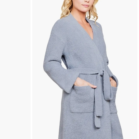 Barefoot Dreams Other - Barefoot Dreams Plush Wrap Robe - Dusty Blue